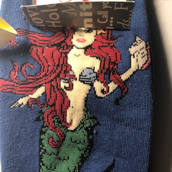 SOCKSMITH mermaid Sox Sz. 5-10.5.  NWT - Picture 3 of 7